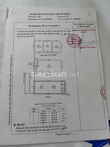 Bán nhà khu dân cư đường An Dương Vương, Phường Phú Định, HCM