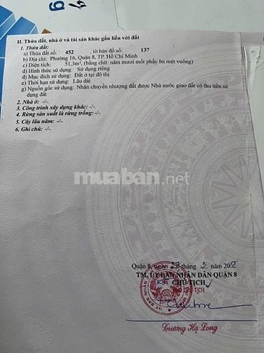 Bán nhà khu dân cư đường An Dương Vương, Phường Phú Định, HCM