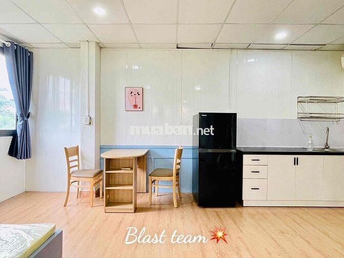 Chính chủ cho thuê phòng ngay Nơ Trang Long_Full nội thất,Cửa sổ lớn