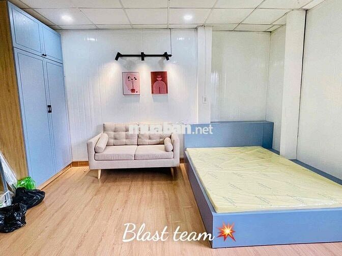 Chính chủ cho thuê phòng ngay Nơ Trang Long_Full nội thất,Cửa sổ lớn