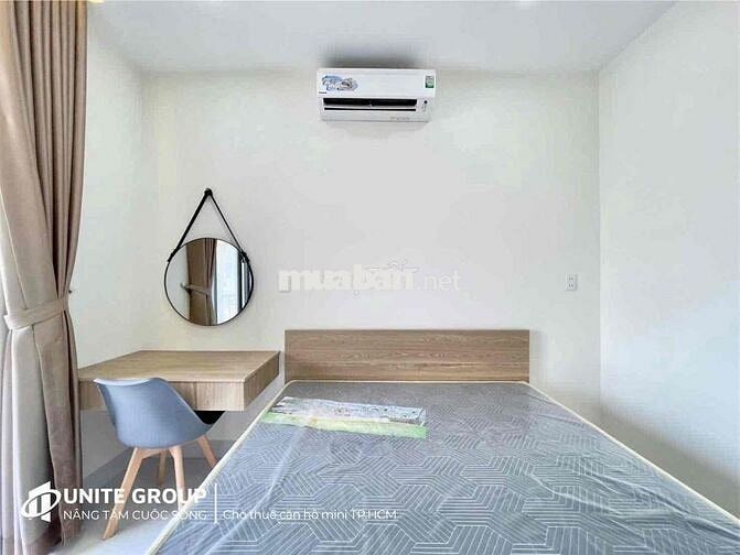 CHO THUÊ CĂN HỘ 1PN BAN CÔNG-FULL NỘI THẤT GẦN CẦU THỊ NGHÈ, Q1,Q2