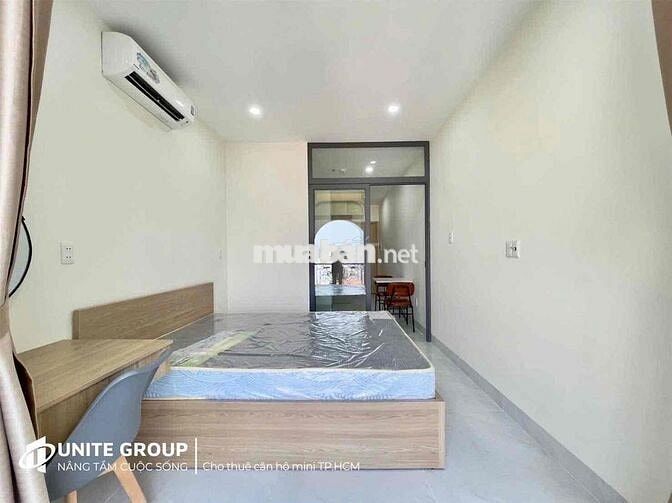 CHO THUÊ CĂN HỘ 1PN BAN CÔNG-FULL NỘI THẤT GẦN CẦU THỊ NGHÈ, Q1,Q2