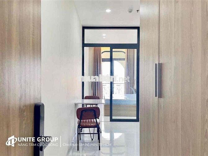 CHO THUÊ CĂN HỘ 1PN BAN CÔNG-FULL NỘI THẤT GẦN CẦU THỊ NGHÈ, Q1,Q2