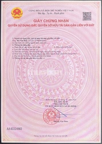 Đất Lúa Đường Lệ Nhà Nước, Xuân Thới Thượng, HM Giá Rẻ 