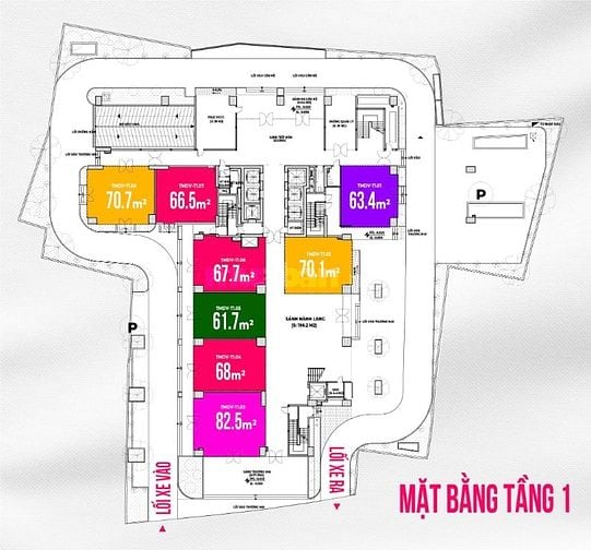 Bán Shophouse khối đế The Ninety Complex – 90 Đường Láng, Đống Đa, Hà 