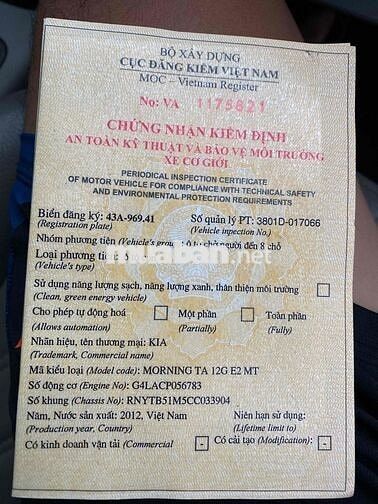 Kia Morning 2012 SX 1.1 MT Sport - 250000 km
