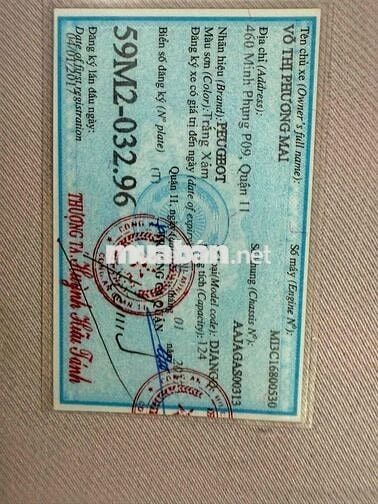 Dư dùng cần bán xe Peugeot