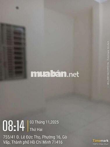 💥 GIẢM SỐC 250 TRIỆU – GIÁ MỚI 6.7 TỶ 💥
📍 GIÁP MT Lê Đức Thọ, P.16