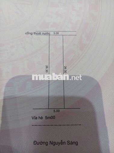 Bán lô đất lớn mặt tiền đường Nguyễn sáng - Sơn Trà - Đà Nẵng