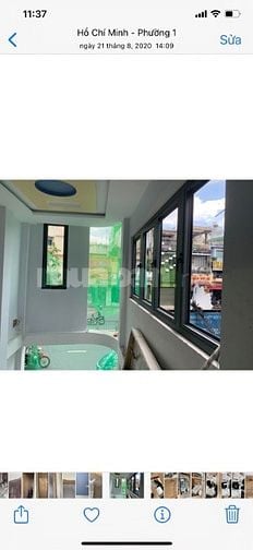 Cho thuê nhà mặt tiền Lý Thái tổ căn góc phường phường 1 q.3 giá 14 tr