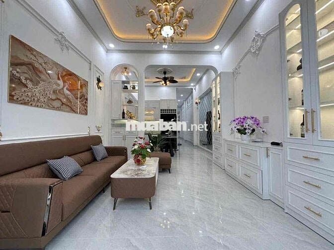 Nhà Tân Cổ Điển P.9 đường Ô Tô cách Trần Thị Thơm 100m