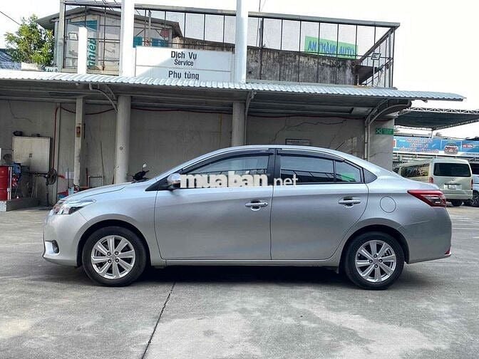 Toyota Vios số sàn màu bạc 2018 xe gia đình xe cọp