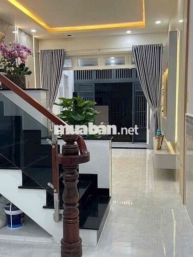 Bán Nhà Hẻm 5m Thông Thới An 13 - 5x19 - 4 Tầng- 6tỷ7 Full nội thất