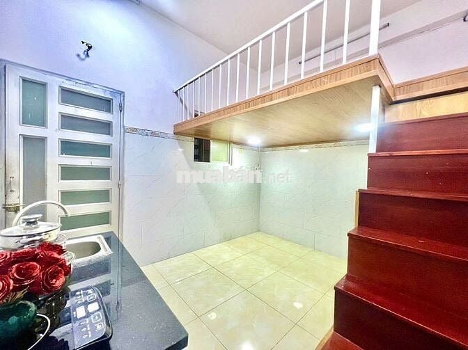 GÁC LỬNG MỚI TINH, NỘI THẤT ĐẦY ĐỦ || 3' ĐI ĐH VĂN HIẾN, CV ĐẦM SEN