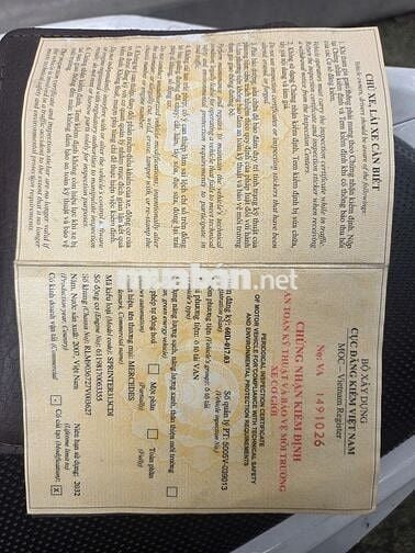 Mercedes Sprinter 2007 - Van 900kg giá tốt bán gấp