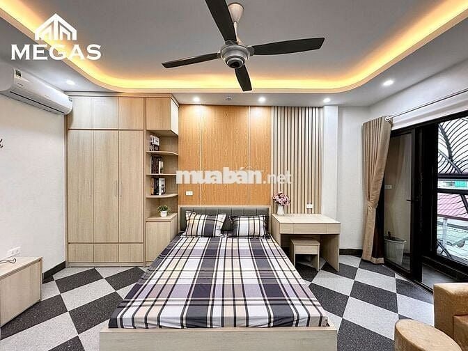 CHO THUÊ CĂN HỘ 1PN FULL NỘI THẤT BAN CÔNG NGAY  LINH LANG - BA ĐÌNH