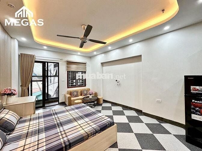 CHO THUÊ CĂN HỘ 1PN FULL NỘI THẤT BAN CÔNG NGAY  LINH LANG - BA ĐÌNH