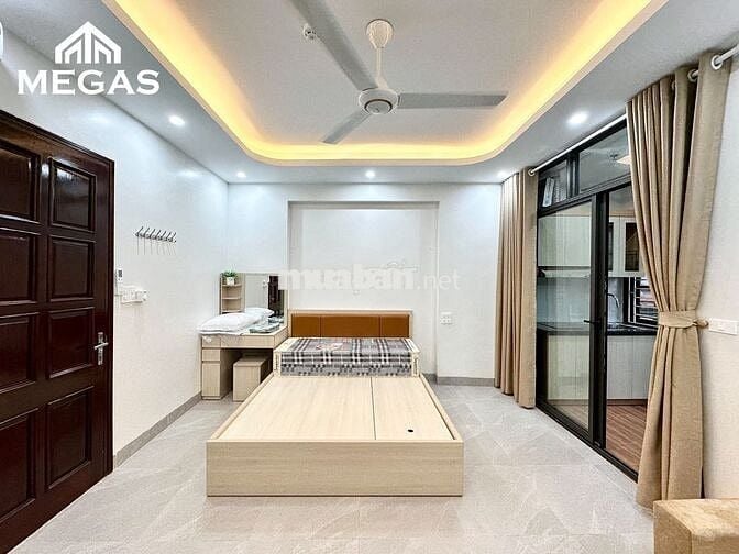 CHO THUÊ CĂN HỘ 1PN FULL NỘI THẤT BAN CÔNG NGAY  LINH LANG - BA ĐÌNH