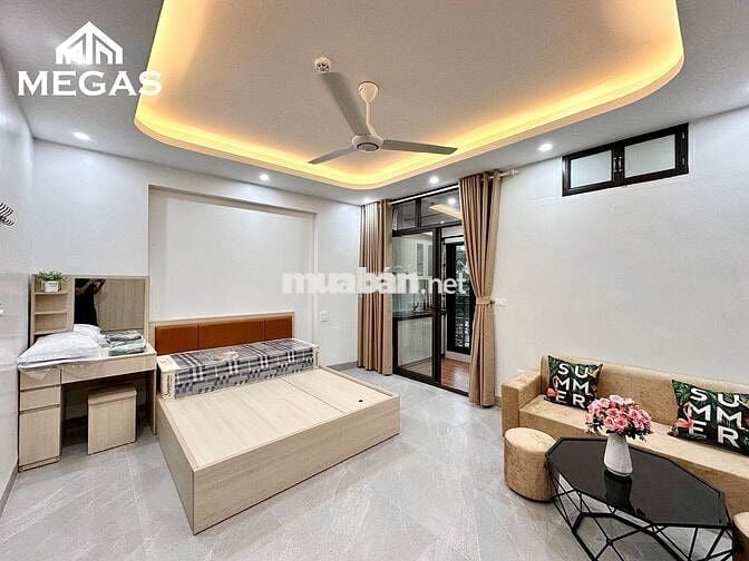 CHO THUÊ CĂN HỘ 1PN FULL NỘI THẤT BAN CÔNG NGAY  LINH LANG - BA ĐÌNH