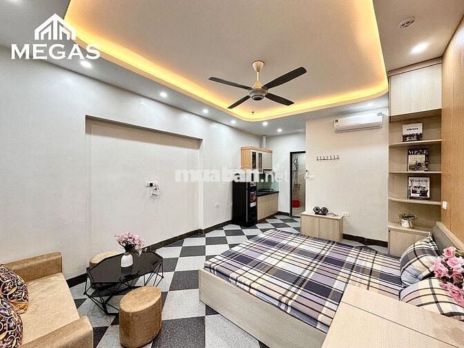 CHO THUÊ CĂN HỘ 1PN FULL NỘI THẤT BAN CÔNG NGAY  LINH LANG - BA ĐÌNH