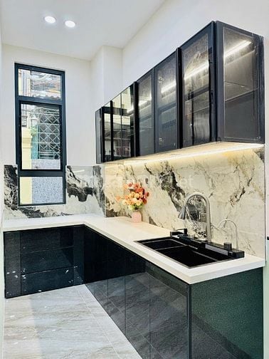 6,4 Tỷ Nhà đẹp 3 tầng đúc btct 3PN khu vip P3Q8 Sổ Hồng Riêng