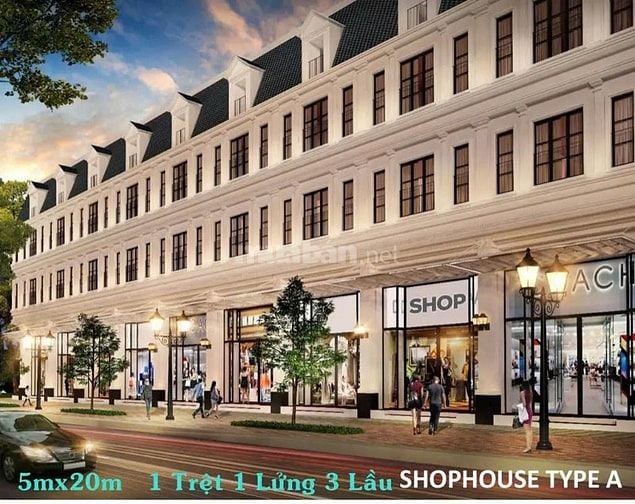 Shophouse cho thuê 3 căn thông liền nhau