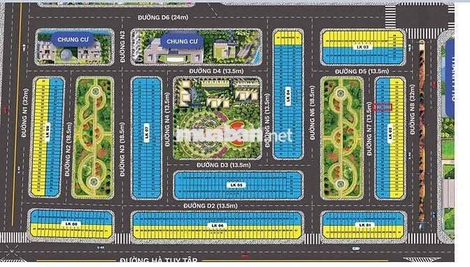 Đất nền mặt tiền đường Hà Huy Tập – Khu đô thị Ân Phú – Cơ hội đầu tư