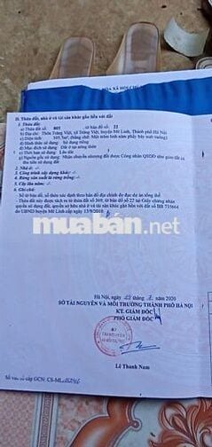 Bán đất trung tâm thôn Tráng Việt, Mê Linh Hà Nội