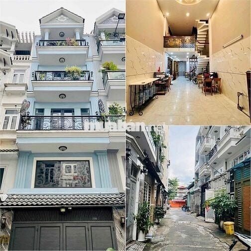 Nhà Đẹp HXH đg Nguyễn Du P7: 4x15m, lửng 3 lầu, 4pn, 6wc