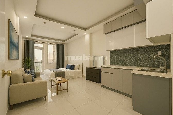 Cho Thuê Căn Hộ Cao Cấp Phan Văn Trị Ban Công Full Nội Thất Mới 100%