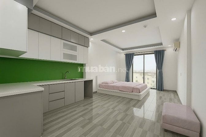 Cho Thuê Căn Hộ Cao Cấp Phan Văn Trị Ban Công Full Nội Thất Mới 100%