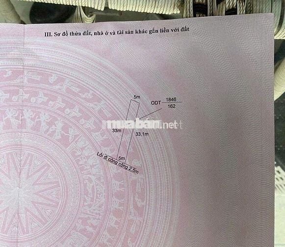 Chính chủ cần tiền bán gấp đất thổ cư khu 2 Thị Trấn Cần Đước, Long An