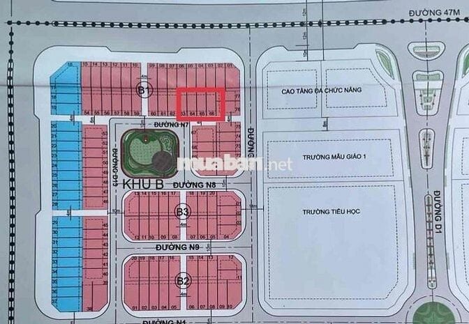 Ra gấp lô đất nền đối diện công viên Nam Long