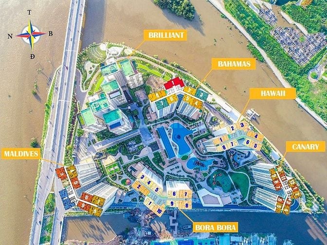 Căn hộ bán hoặc cho thuê tại Diamond Island tầng cao view đẹp 116m2