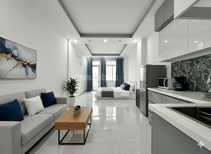 Cho Thuê Căn Hộ Cao Cấp Phan Văn Trị Ban Công Full Nội Thất Mới 100%