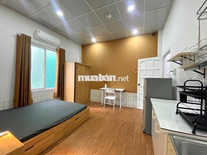 HÌNH THẬT GIÁ THẬT STUDIO FULL NỘI THẤT NGAY TRUNG TÂM GÒ VẤP