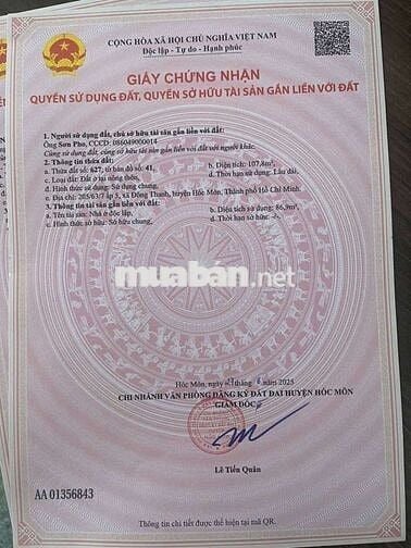 🆘CHÍNH CHỦ GỬI BÁN ĐẤT 5x22mĐƯỜNG ĐÔNG THẠNH 4 GẦN CHỢ UBX ĐÔNG THẠNH