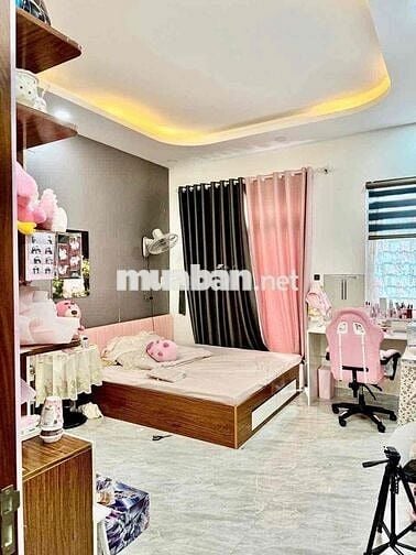 nhà 1 trệt 2 lầu Kế đường 22/12 gần VSIP1,đầy đủ nội thất,đường 7m