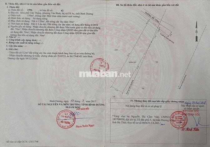 Bán Lô Đất Đẹp Sát KDC BiConSi chỉ 200m, Thuộc Phường Tân Đông Hiệp