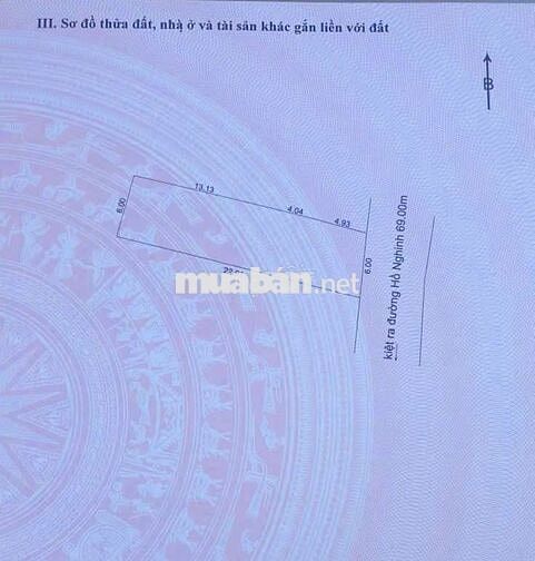 Chào bán lô kiệt ôtô Hồ Nghinh sát đường chính, gần biển