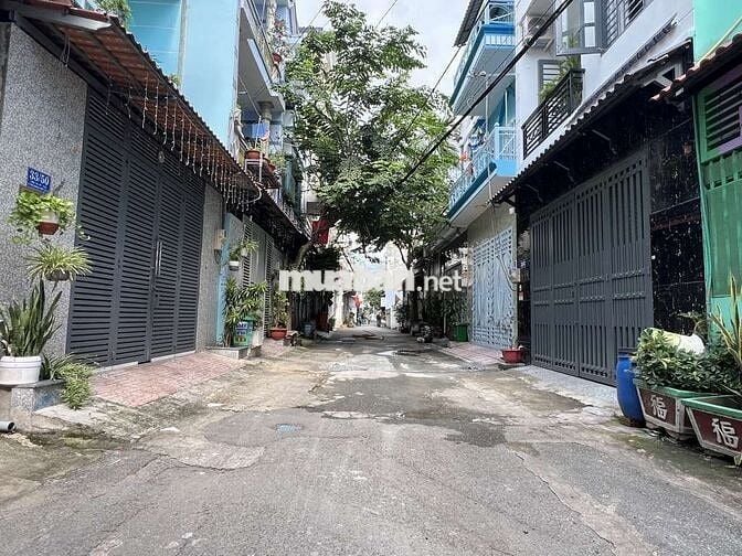 NHÀ NGANG 4,5M HẺM XE HƠI THÔNG HUỲNH THỊ HAI QUẬN 12