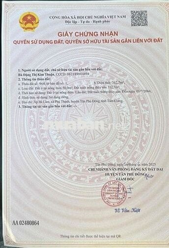 🌿 View sông giá rẻ sẵn thổ cư chỉ 460tr Tân Phú Đông, Tiền Giang