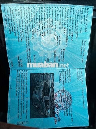 Bán xe Toyota Sienna 2010 3.5L