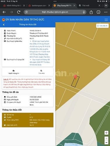 Hot! Khu phân lô hẻm ô tô ĐS 6 Hiệp Bình Phước, giá 4,6 tỷ