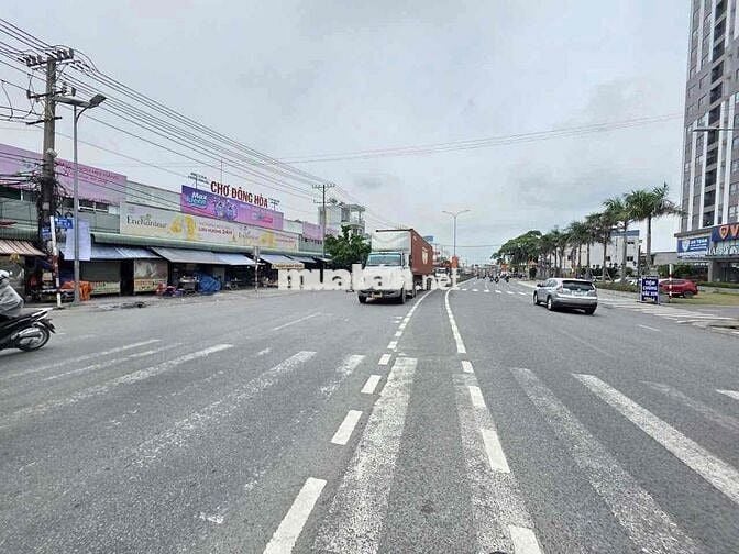 Đất mặt tiền gần làng Đại Học, Phường Đông Hòa, Tp Dĩ An.