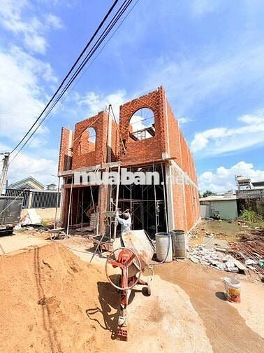 Bán nhà xây mới 1 trệt 1 lầu phường Hóa An