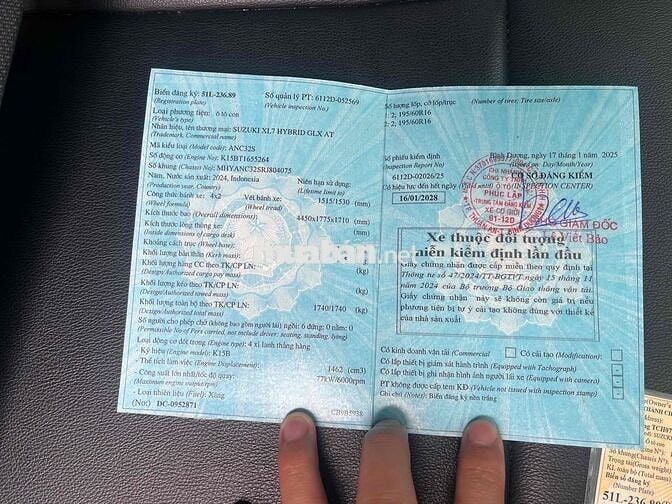 Suzuki XL7 Hybrid 2025 siêu lướt 7.688km