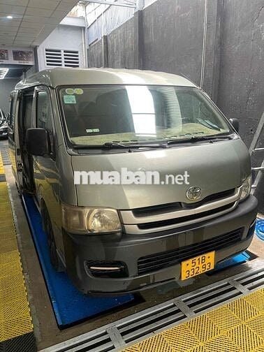 toyota hiace tải van sàn inox chính chủ 2008
