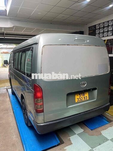 toyota hiace tải van sàn inox chính chủ 2008