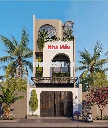 Bán nhà xây mới 1 trệt 1 lầu phường Hóa An